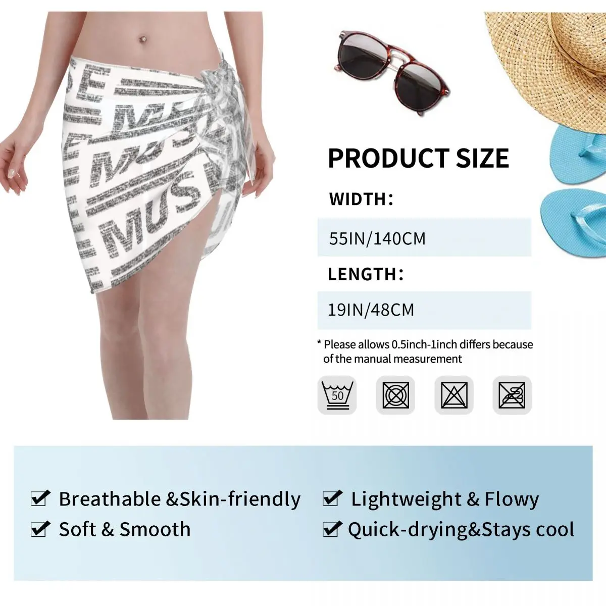 M-Muses personalizados, pareos cortos para mujer, envoltura de playa, estampado 3D, Heavy Metal Rock para traje de baño, Bikini de playa, vestido envolvente, traje de baño, encubrimientos