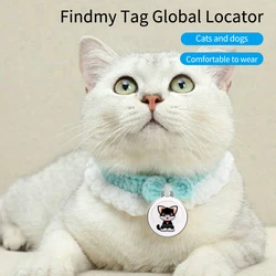 Mini localisateur GPS intelligent pour animaux de compagnie, anti-perte, universel, étanche, collier, chat, chien, traqueur, Android, IOS, mignon