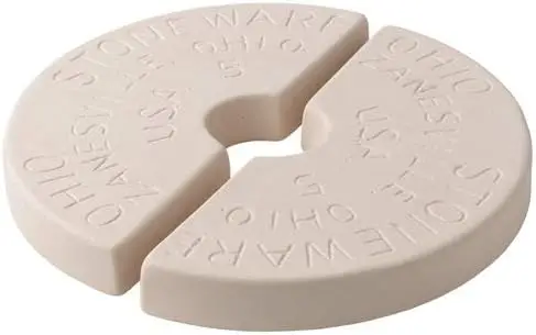 

Ceramic Lid for Food Preservation Picklin and Fermentin , 15 inch Cover Fits 5 allon Crock, Brown