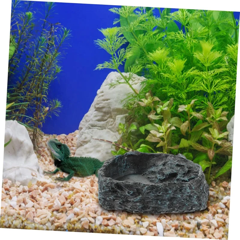 

Гусеничный бассейн, черепаха, ящерица, змея для кормления и увлажняющих средств, многофункциональная декоративная тарелка из смолы