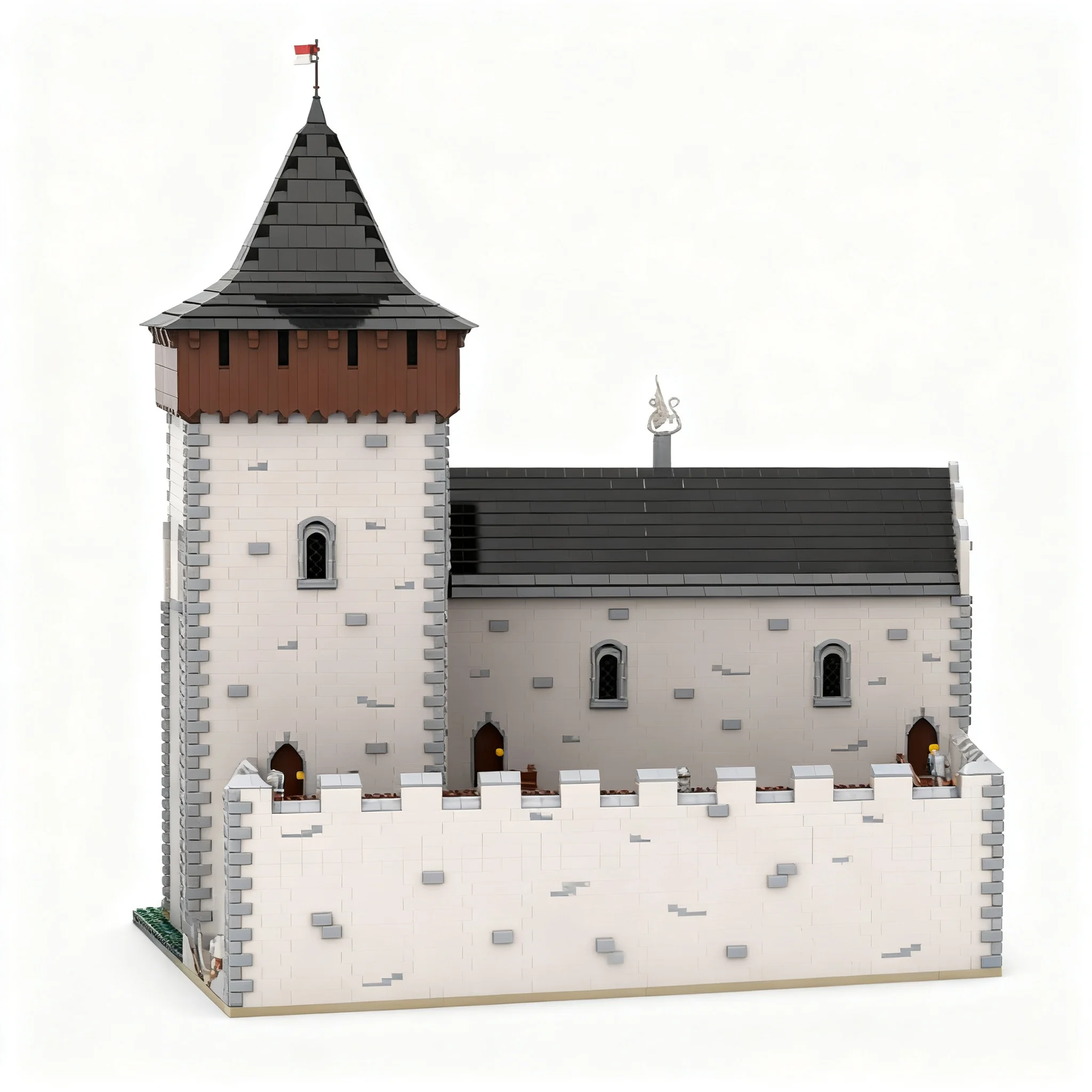 10178pcs MOC Cerekvice Over Bystrshice Fortress Model Toys Building Blocks Construction Christmas Gift Kids DIY Creative Idea