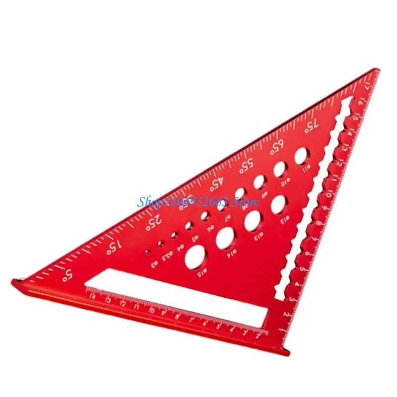 

Y6GD Speed Square Metric Triangles Ruler Aluminum Carpenter Tool Measuring Ruler