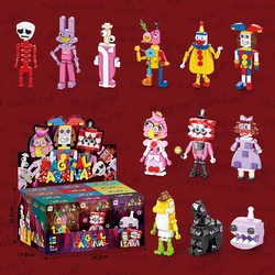 2024 Amazing Digital Circus Magical Digital Circus Pomni Jax Kinger Action Figure Assembly Building Block Children Toy Christmas