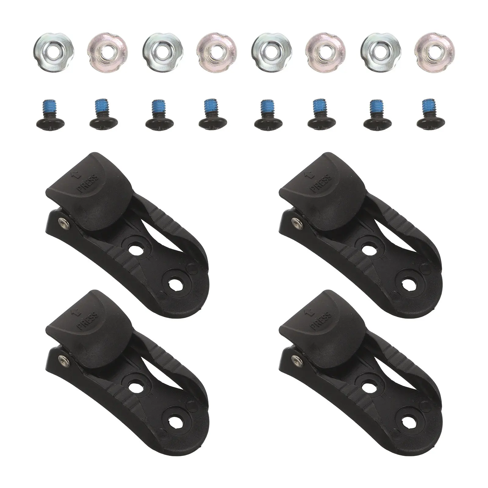 conjunto-de-substituicao-de-fivelas-para-patins-4-pecas-suportes-de-metal-clipes-e-parafusos-ferragens-para-reparo-de-tiras-de-patins-em-linha
