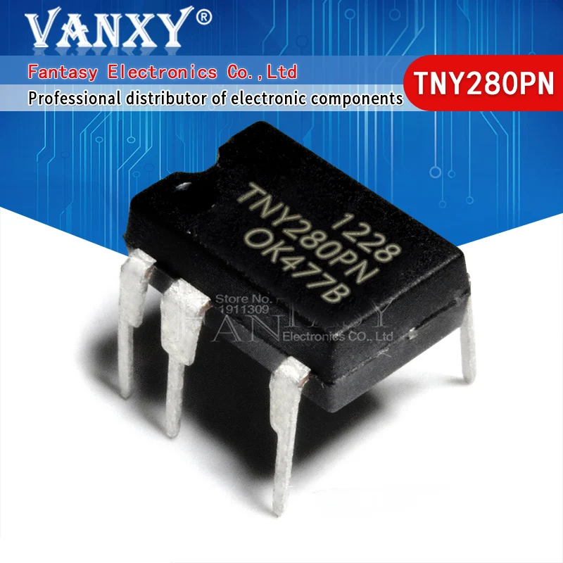 

10PCS TNY280PN DIP7 TNY280P DIP TNY280 DIP-7 280PN new and original IC