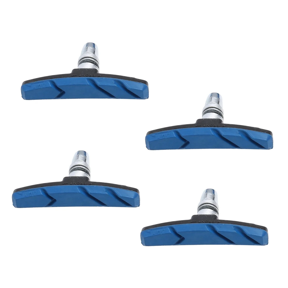 منصات لدراجة الطرق الجبلية المطاطية المصنوعة من الفولاذ المقاوم للصدأ غير قابلة للانزلاق أحذية الفرامل الأمامية كتل ملحقات ركوب الدراجات