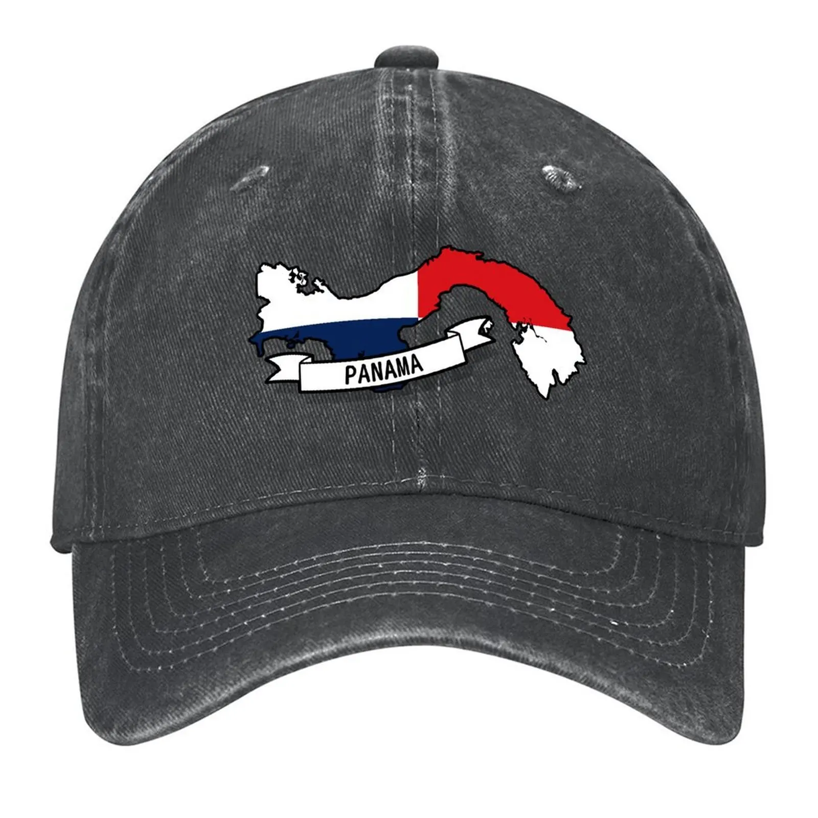 

Panama Flag Map Baseball Cap Big Size Hat Sports Cap Streetwear summer hat Mens Hats Women's