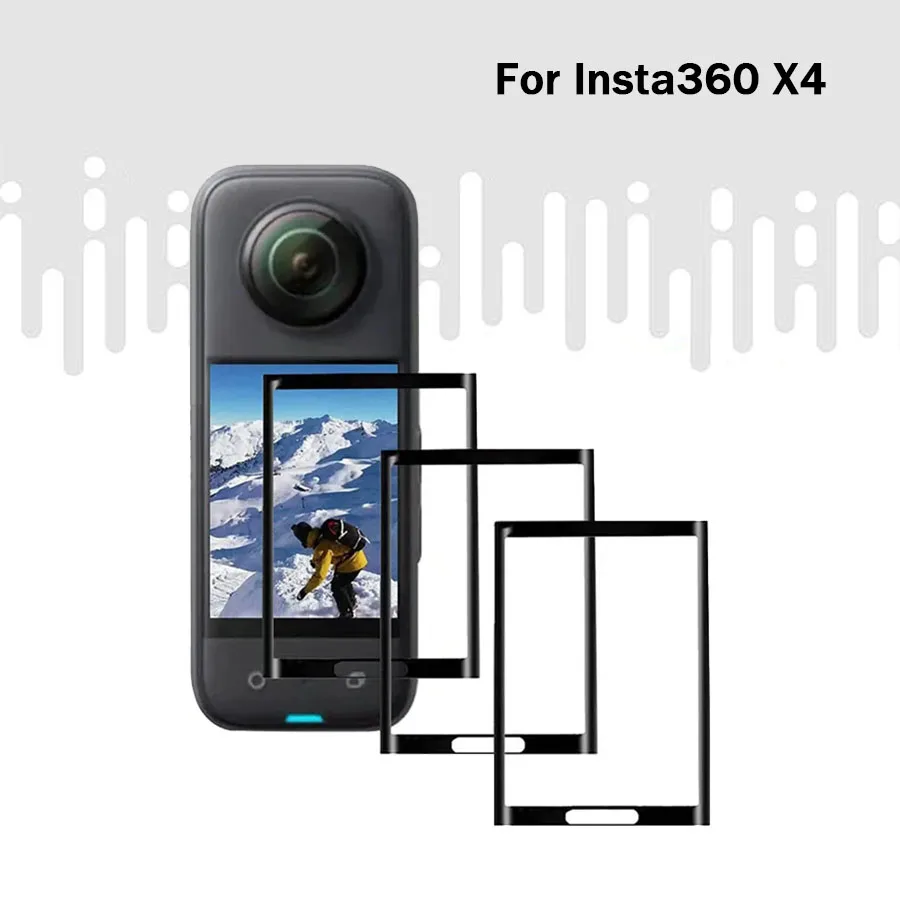 Film protecteur d'écran pour Insta360, accessoires anti-rayures, couverture complète, 360
