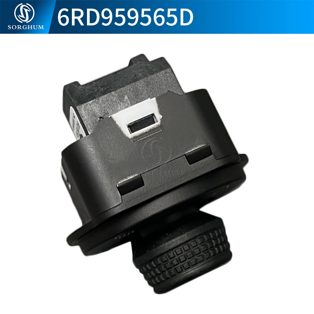 6RD959565D مرآة الرؤية الخلفية الضابط التحكم التبديل مقبض قابل للطي زر ل Volkswagen VW POLO 6R 2011 2012 2016 6RD 959 565 D