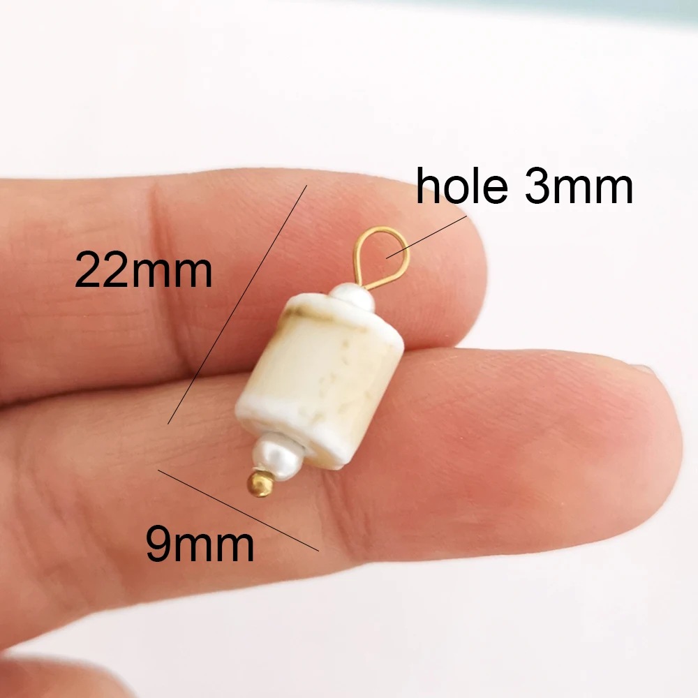 Ceramics Pendant Charm for DIY Jewelry Making