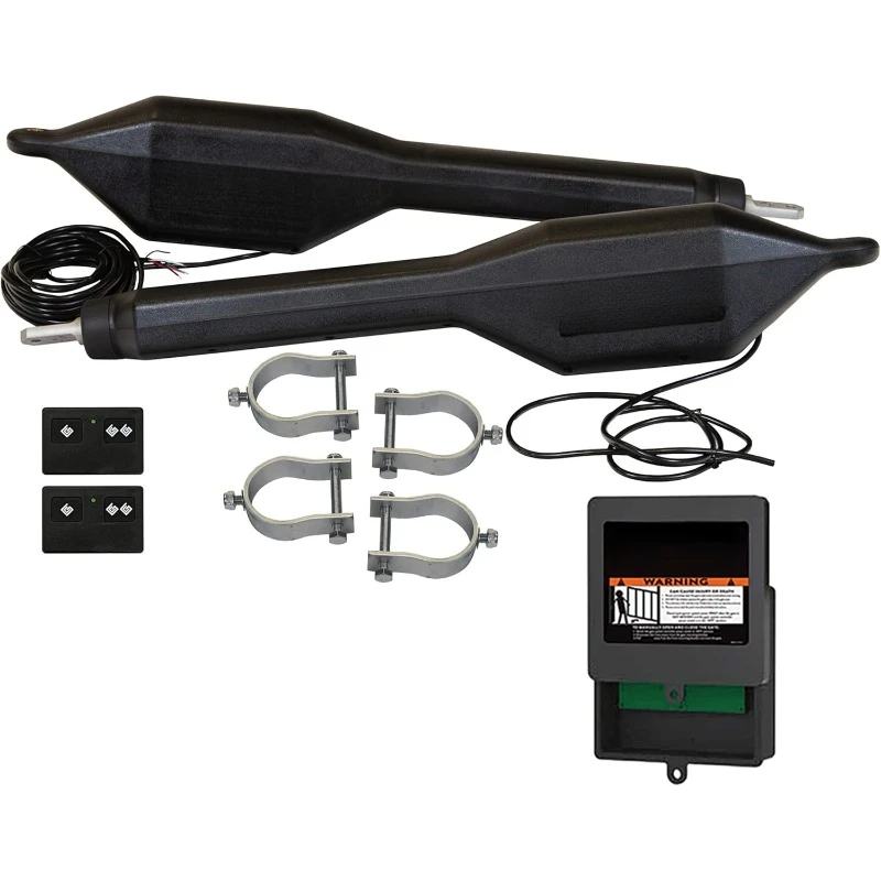 home. Heavy-Duty Automatic Gate Opener Kit for Swing Gates with Long-Range Gate Opener Remote - Model TDS2