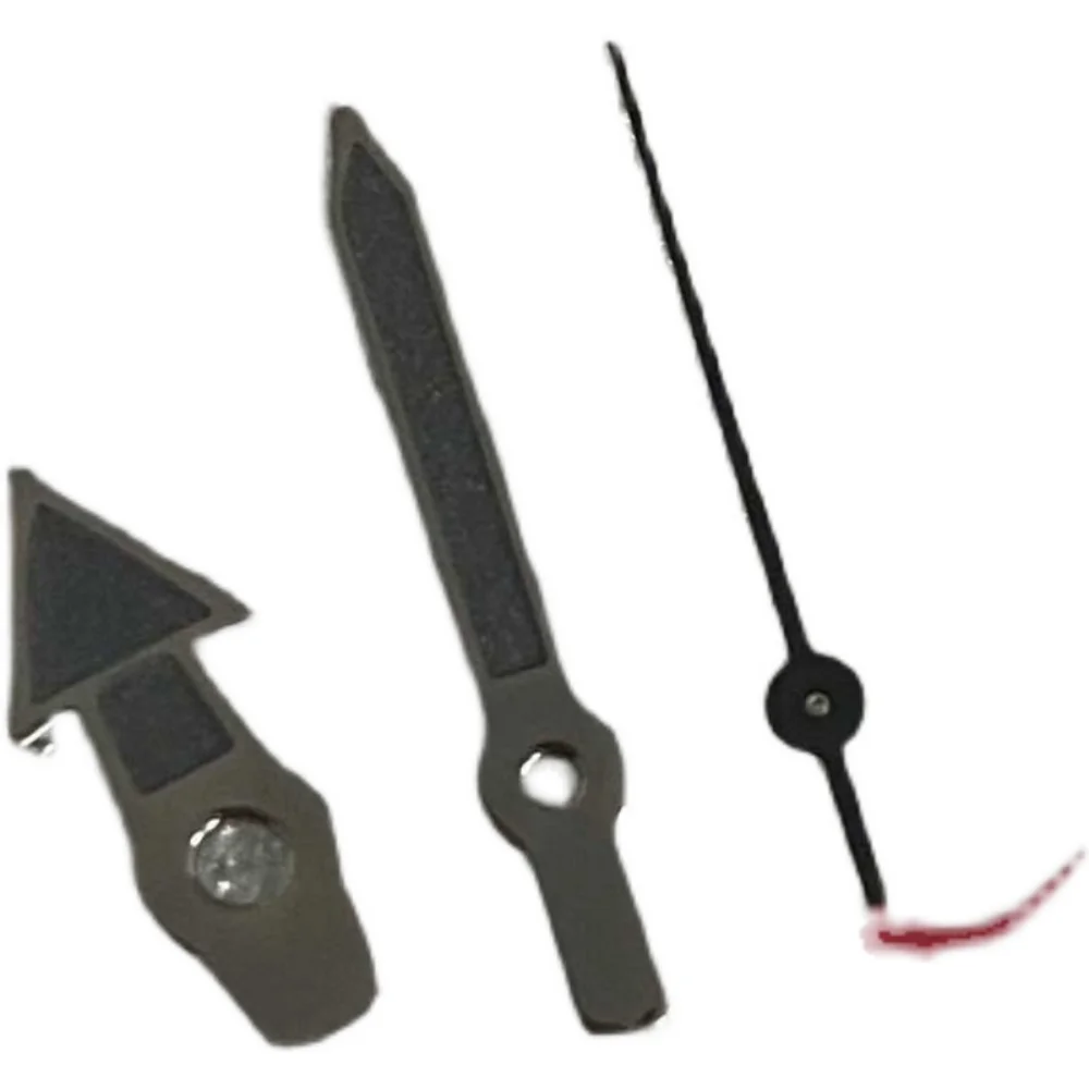 Зеленые светящиеся стрелки для часов Русалка/Черепаха вторая мужские часы аксессуары запасные части для движения NH35/NH36/4R/7S