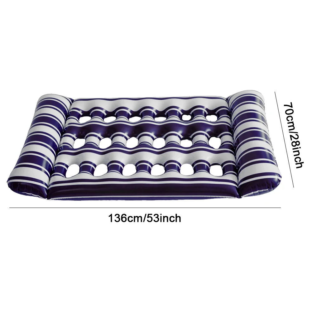 

Надувной плавающий шезлонг-гамак из ПВХ для бассейна, складная плавучая кровать-матрас для вечеринок у бассейна