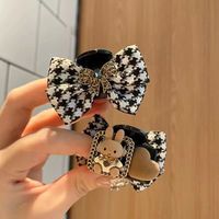 1pc Bow clip princess head small hair clip for women's new high-end style, side bangs clip hair clip headband accessory