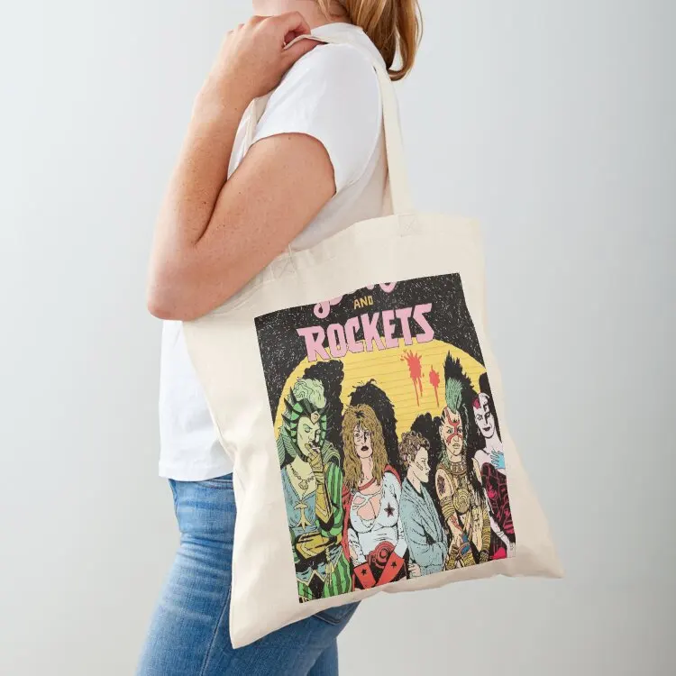 Love and Rockets hero's and villians Tote Bag eco pack supermarket folding bag handbag