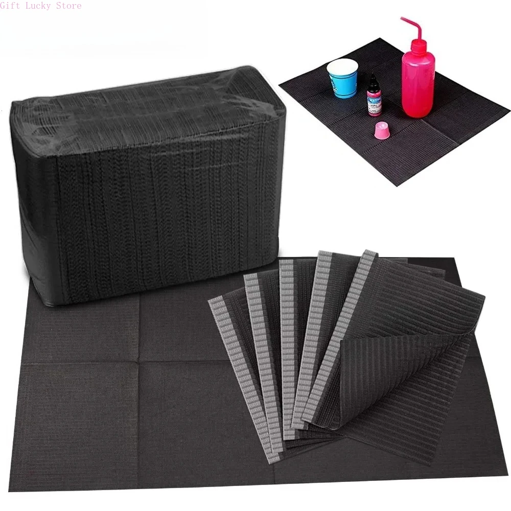 250/125/50/10pcs Disposable Tattoo Clean Pad Tattoo Bibs Table Covers Clean Pad Patient Dental Napkins Tattoo Accessories CTA-4A