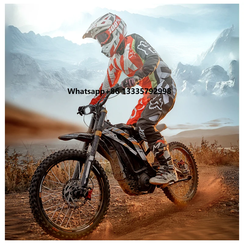 

72V 74V 8000W 8Kw Electric E Dirt Bike Mid Drive Ebike New Pit Motorcycle Ev Scooter Mountain Bike With CE EEC EPA
