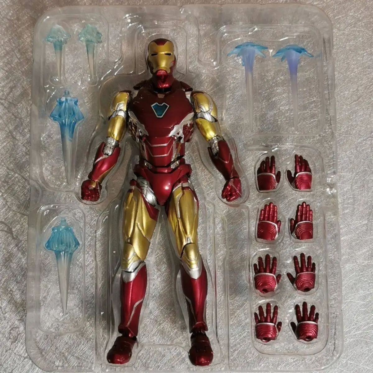 Iron Man Avengers Iron Man MK85 Ironman Action Figure Model Toys Joint Movable Doll Bookshelf Ornament Gift For Kids