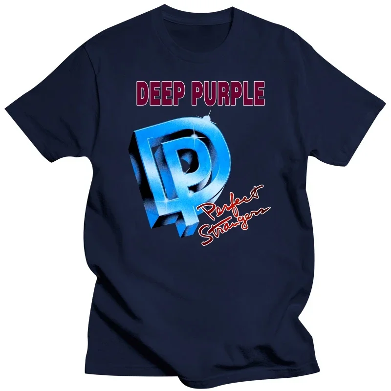 Men Gift Tee HOT Vintage 1985 Deep Purple Perfect Strangers T0ur Concert T-Shirt  men clothing  oversized t shirt