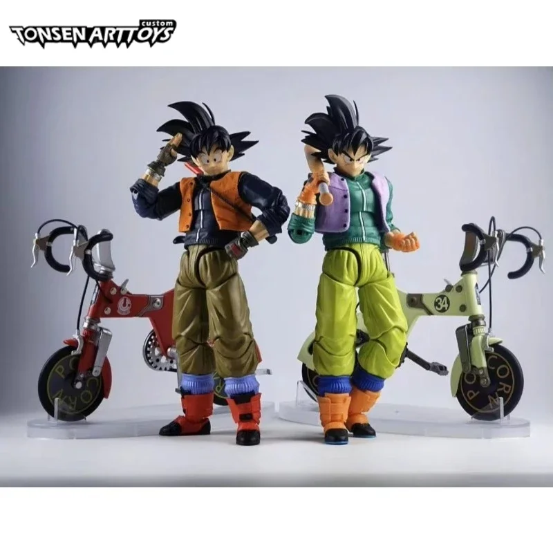 DRAGON BALLフィギュア&バイク Tonsenarttoys Dragon Ball Son Goku Ride Bike 01A 01B Dragon Ball