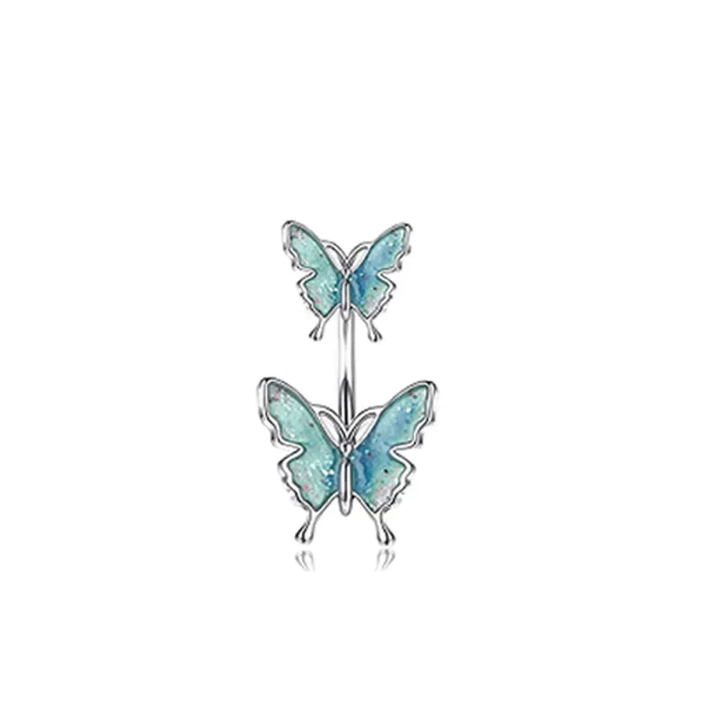 1PC Steel Belly Button Rings Crystal Piercing Navel Heart Style Navel Piercing Earring Belly Piercing Sexy Body Jewelry Ombligo