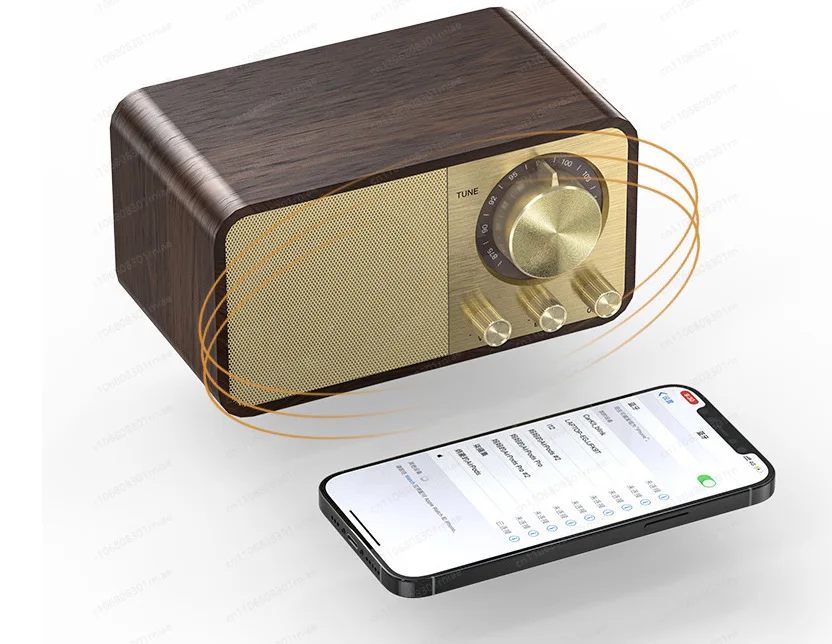 

Новая ретро-колонка JY66 с Bluetooth, беспроводным FM-радио, сабвуфером, портативная, деревянная