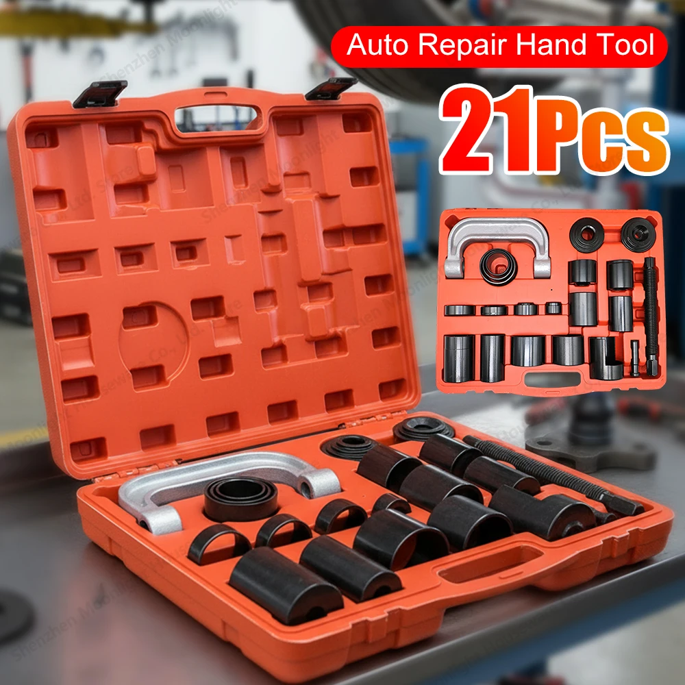 

21 шт. Orion Motor Tech Набор для прессования шаровых шарниров Инструмент для удаления главного шарового шарнира Средство для удаления верхнего и нижнего шарового шарнира с CFrame для автомобиля