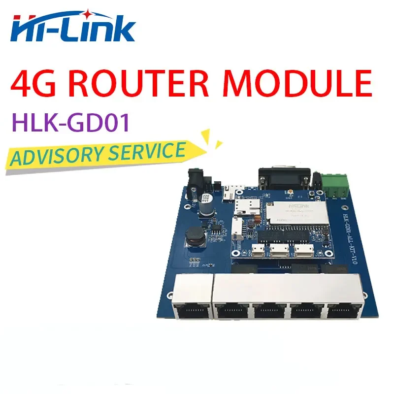 HLK-GD01 With Test Borad Wireless 4G Router Wifi with SIM card Portable outdoor WiFi with EC25-EUX 4G Chipset