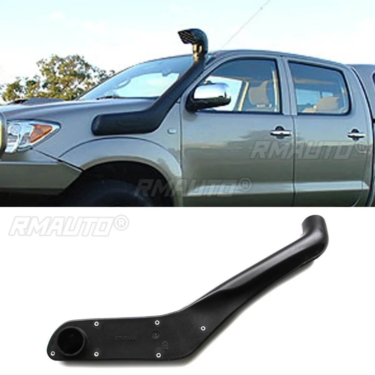 

For Toyota Hilux Vigo 2004-2005 Car Snorkel Kit Air Intake Wading Hose Front Side Snorkel Desert Intake Duct Car Accessories