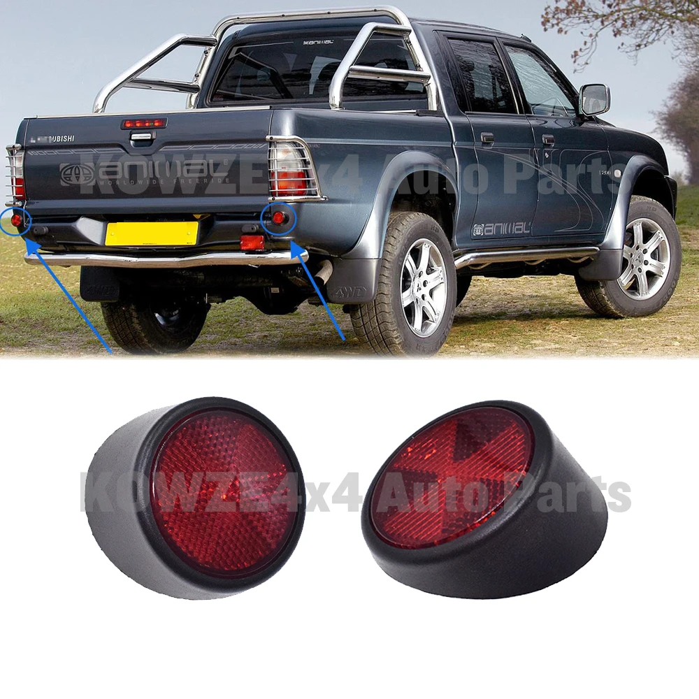 Kit de lámpara reflectora trasera para Mitsubishi L200 Triton III K62T K64T K65T K67T K74T K76T K77T 1996-2007 MR 109135 SR 109136 SR 296243