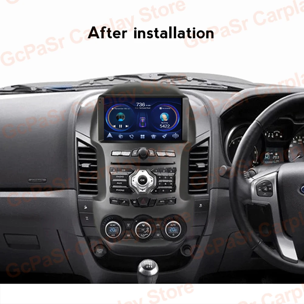 Car Radio Android Carplay For Ford Ranger T6 2011-2014 For Ford Ranger 3 2011 - 2015 Multimedia Player Touch 5G Wifi GPS Display