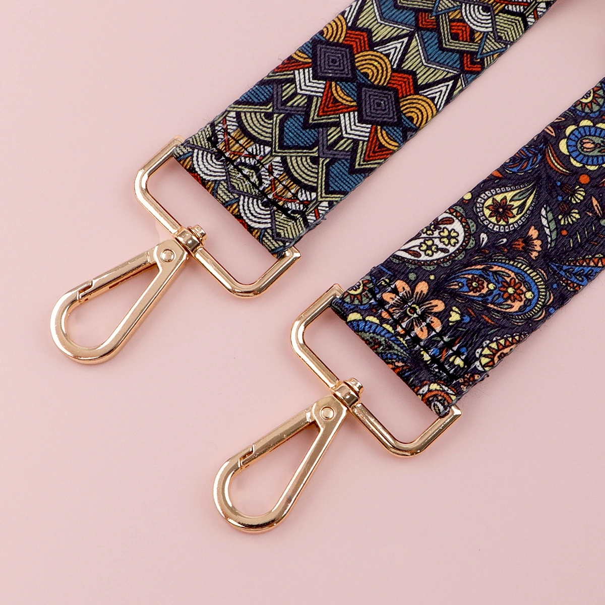 The Bohemian Pattern Ladies Messenger Bag Shoulder Strap Single Shoulder DIY Adjustable Shoulder Strap Accessories Bag Strap