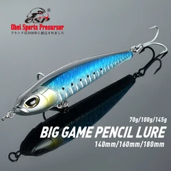 OSP 102g Sinking Minnow Sea Fishing Lure Floating Wobblers Artificial Hard Bait For Trolling GT Heavy Saltwater Fishing Tackle