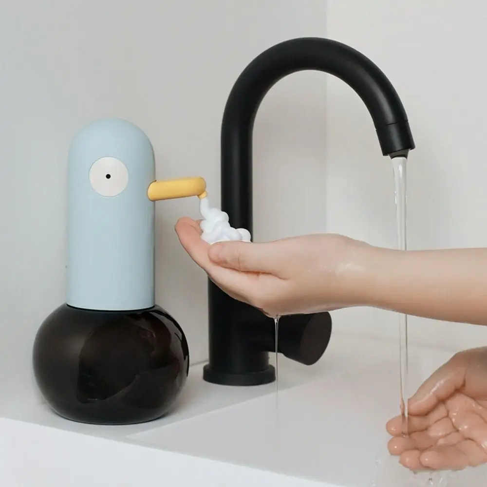 Automatic Induction Automatic Soap Dispenser Foam Cute Duck Smart Hand Sanitizer ABS 400ml Electric Foam Dispenser Office