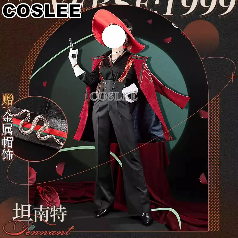 COSLEE Reverse:1999 Cos Tennant Cosplay Costume Cos Game Anime Party Uniform Hallowen Play Role Clothes Clothing New Full Set