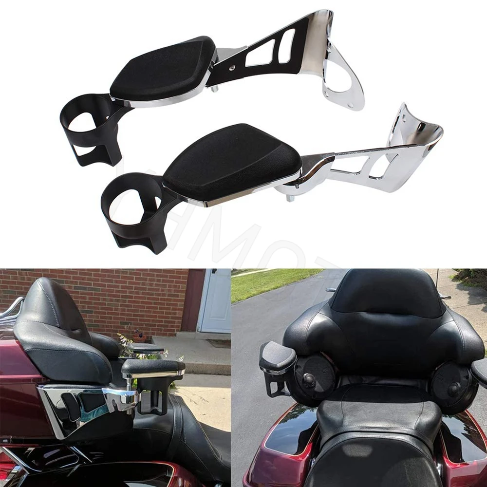 For Harley Touring Tri Electra Road Glide CVO Ultra Limiteds FLHTKSE 2014 Later Motorcycle Drink Basket Cup Holder Stand