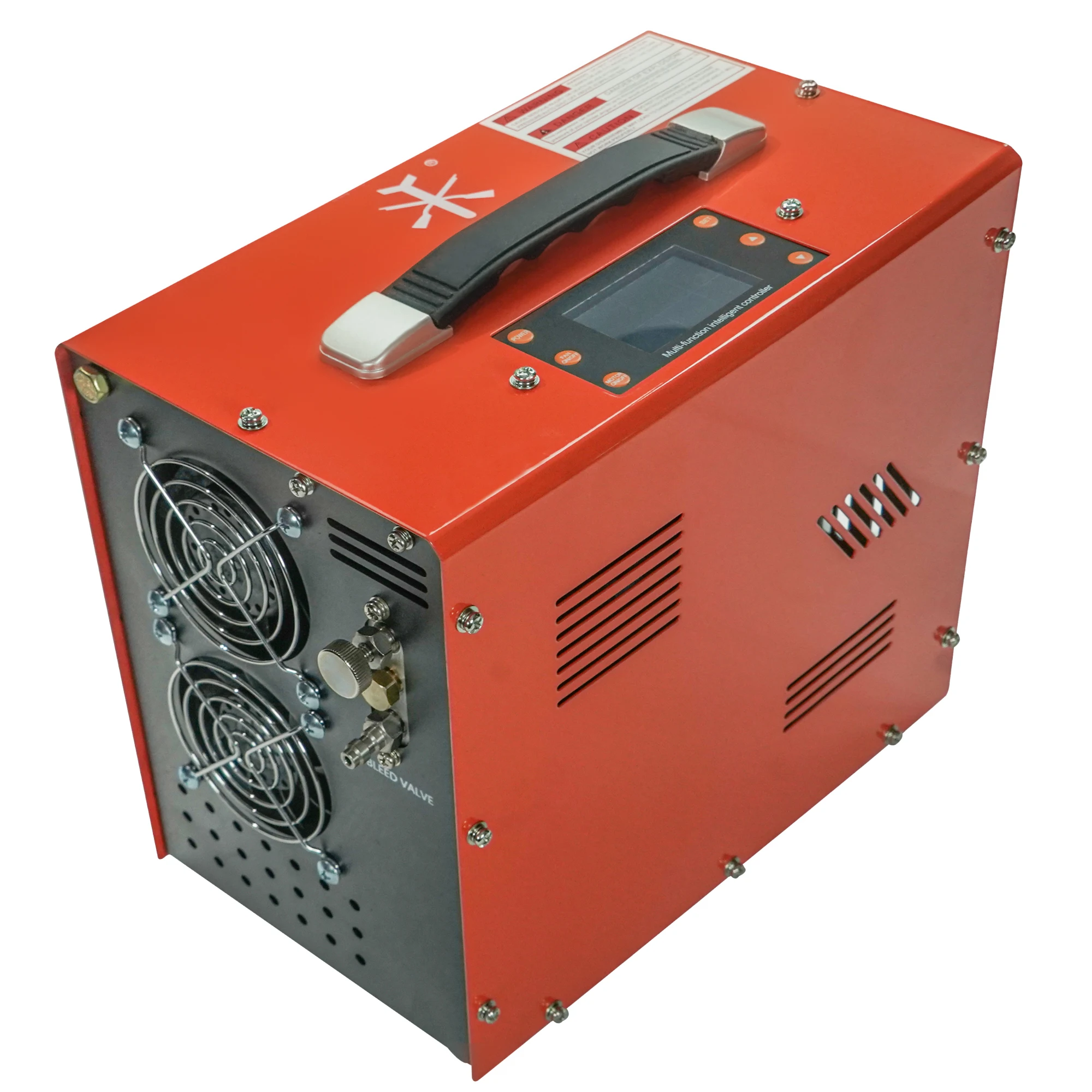 

TUXING TXES064 4500Psi 300Bar 12V PCP Air Compressor with LCD Display Digital Control Compressor 12V Power Adapter PCP Tank