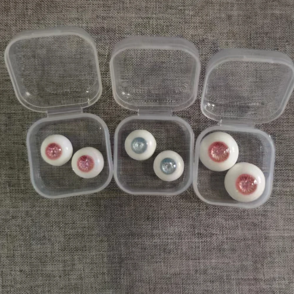 New 12/14/16/18mm Doll\'s Eyes for 1/3 1/4 1/6 Bjd Doll Plaster Hemisphere Eyeball Girl Toys Dress Up Doll Accessories,no Doll