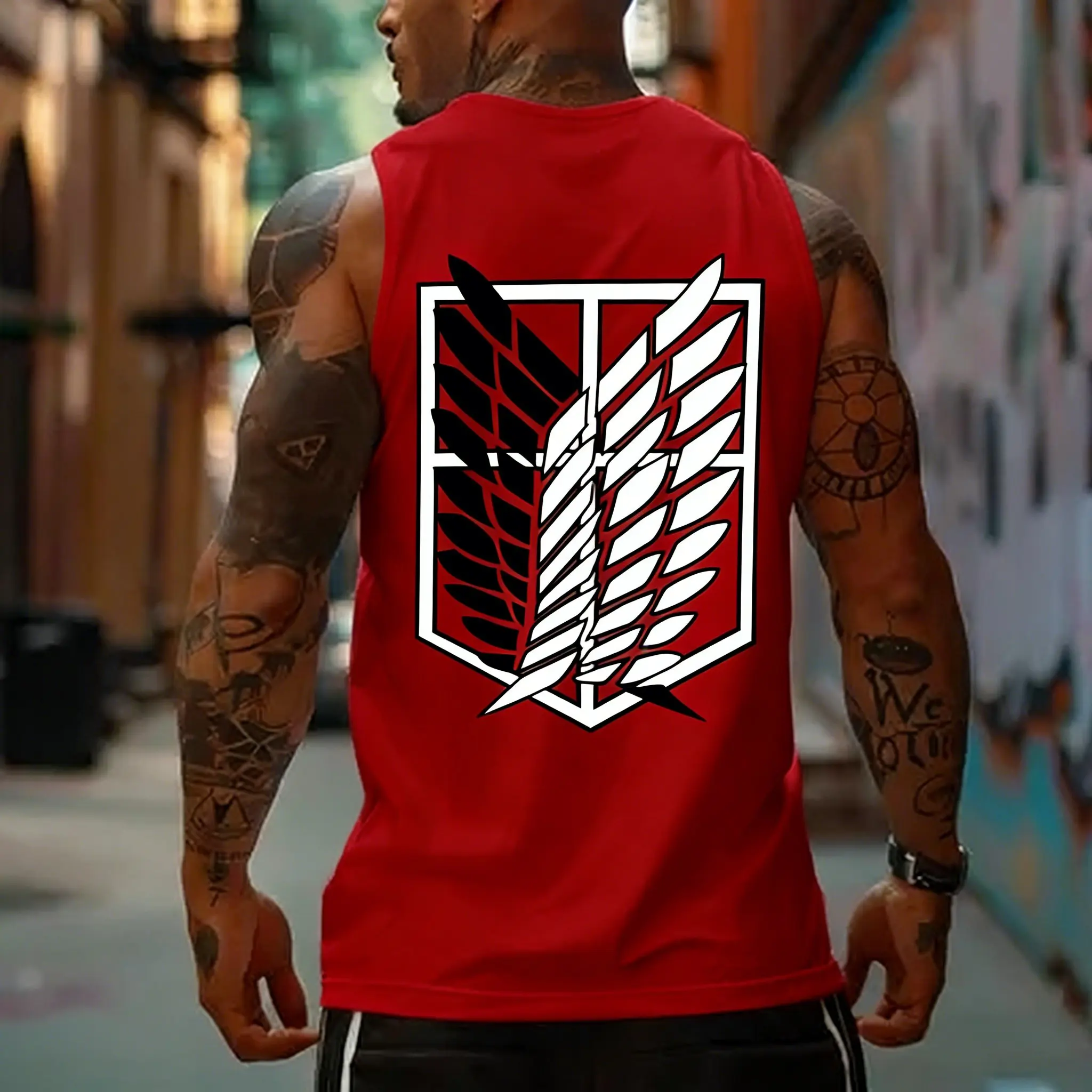 camiseta-regata-masculina-attack-on-titan-para-fitness-estilo-anime-streetwear-colecao-verao-2026-casual-para-academia-treino-e-musculacao