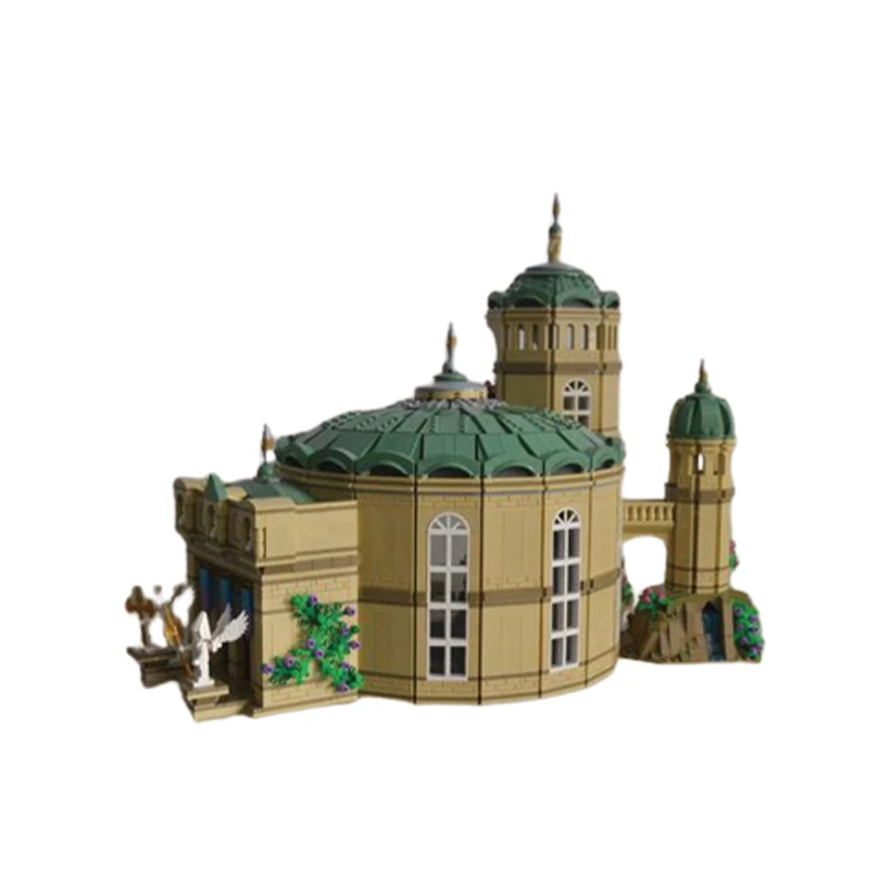 MOC Street View Serie Royal Palace Architektur Baustein Technologie Zusammengebaute Hohe Schwierigkeit Puzzle Ziegel Kind Spielzeug Sets