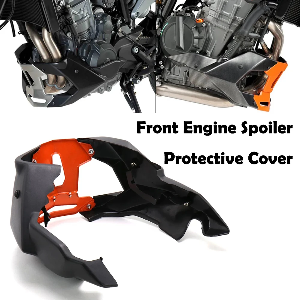 

For 790 DUKE 790duke 2018 2019 2020 2021 890 DUKE R 890duke R 2020-2021 NEW Motorcycle Front Engine Spoiler Protective Cover