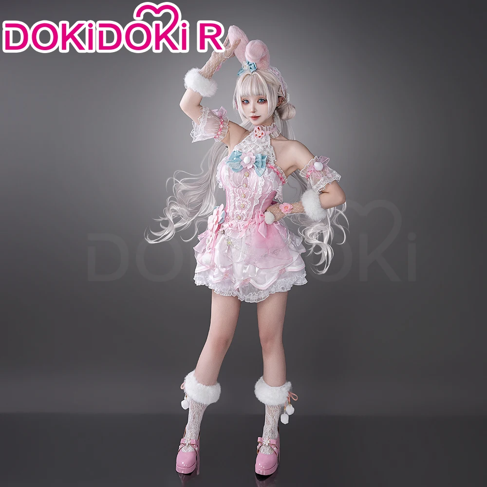 BLADEPOINT DokiDoki-R Ziping Yin Cosplay Abito da cameriera carino Costume anime da donna Uniforme a maniche corte per le feste