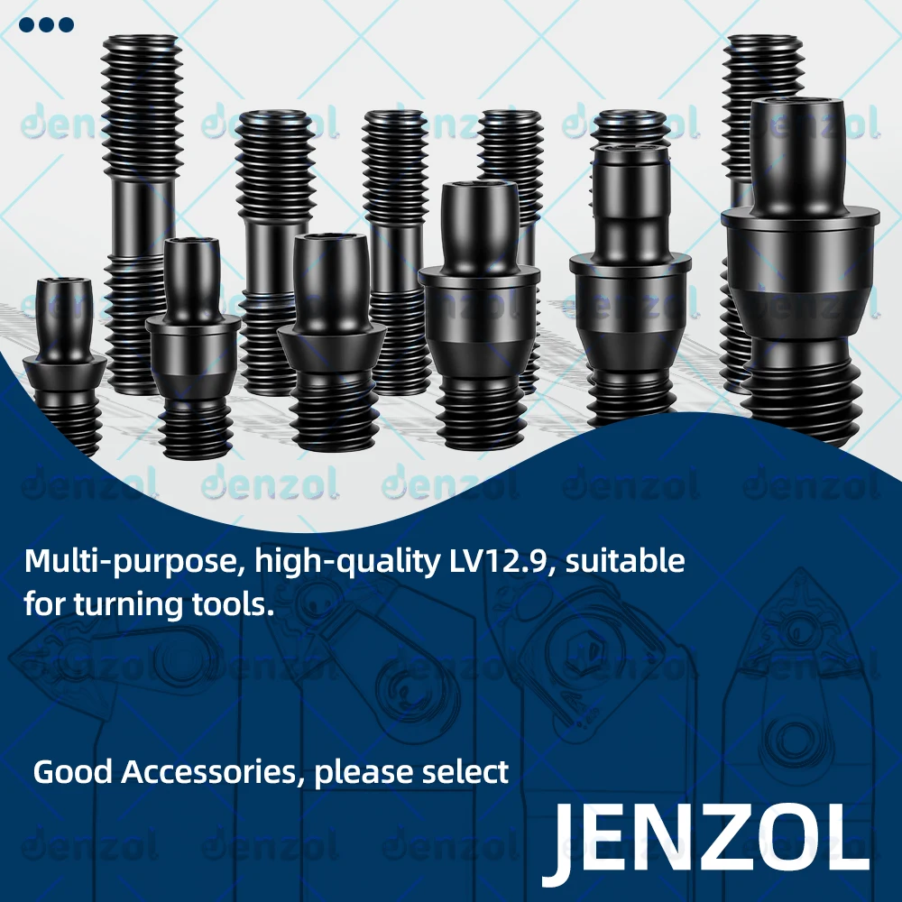 CNC Turning Tool Pin Screw Hex Socket Set Shim Screws Double-Head Screw Fastening Insert Pin CTM510 CTM613 618 CTM822 CTM1022 ML