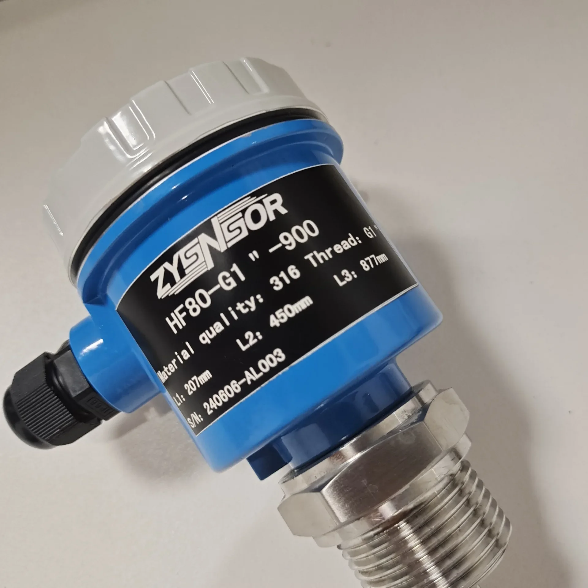 ZYSNSOR Connecting Rod Float Level Switch 3 Ball Type, Probe Material 316 G1 Probe Length Can Be Ordered