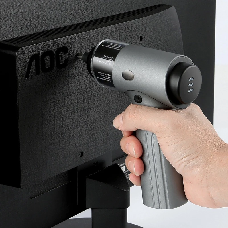 Gun type screwdriver set Household high torque electric screwdriver set