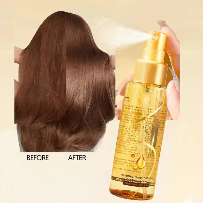 

﻿ Hair Care Essential Oil Spray Hair Scalp Treatment Smoothing Nourishing Straightening Shiny Repair Damaged for All Hair Types