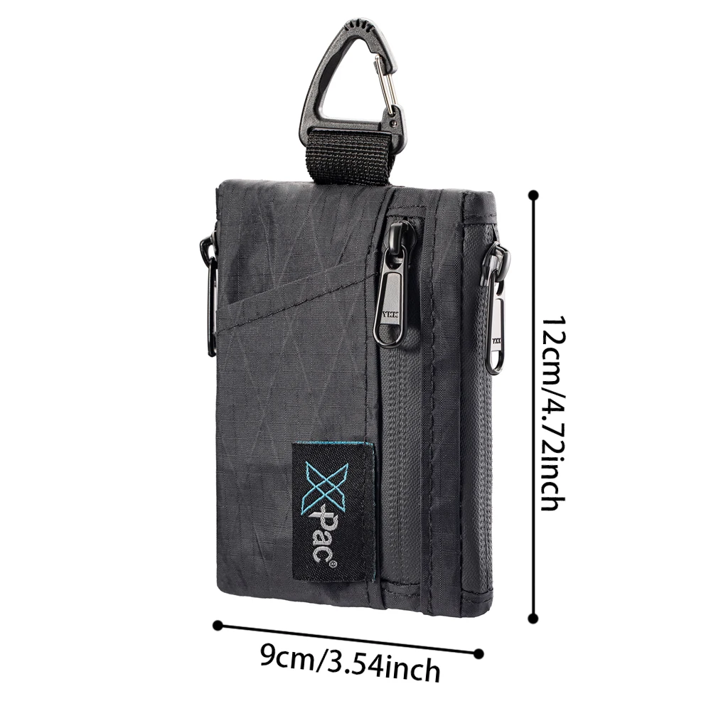 EDC 5-Pocket Multi Pouch X-PAC Geldbörse Kleiner Schlüsselanhänger Münzbeutel mit YKK-Reißverschluss EDC Pocket Organizer Utility Pouch für Karten – Detail 9