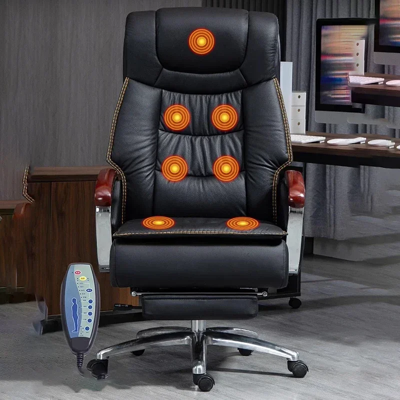 Mobiles Designer Ofice Chair Recliner Scorpion Leather Pedicure Ofice Chair Swivel Ergonomic Fotel Do Biurka Home Furniture