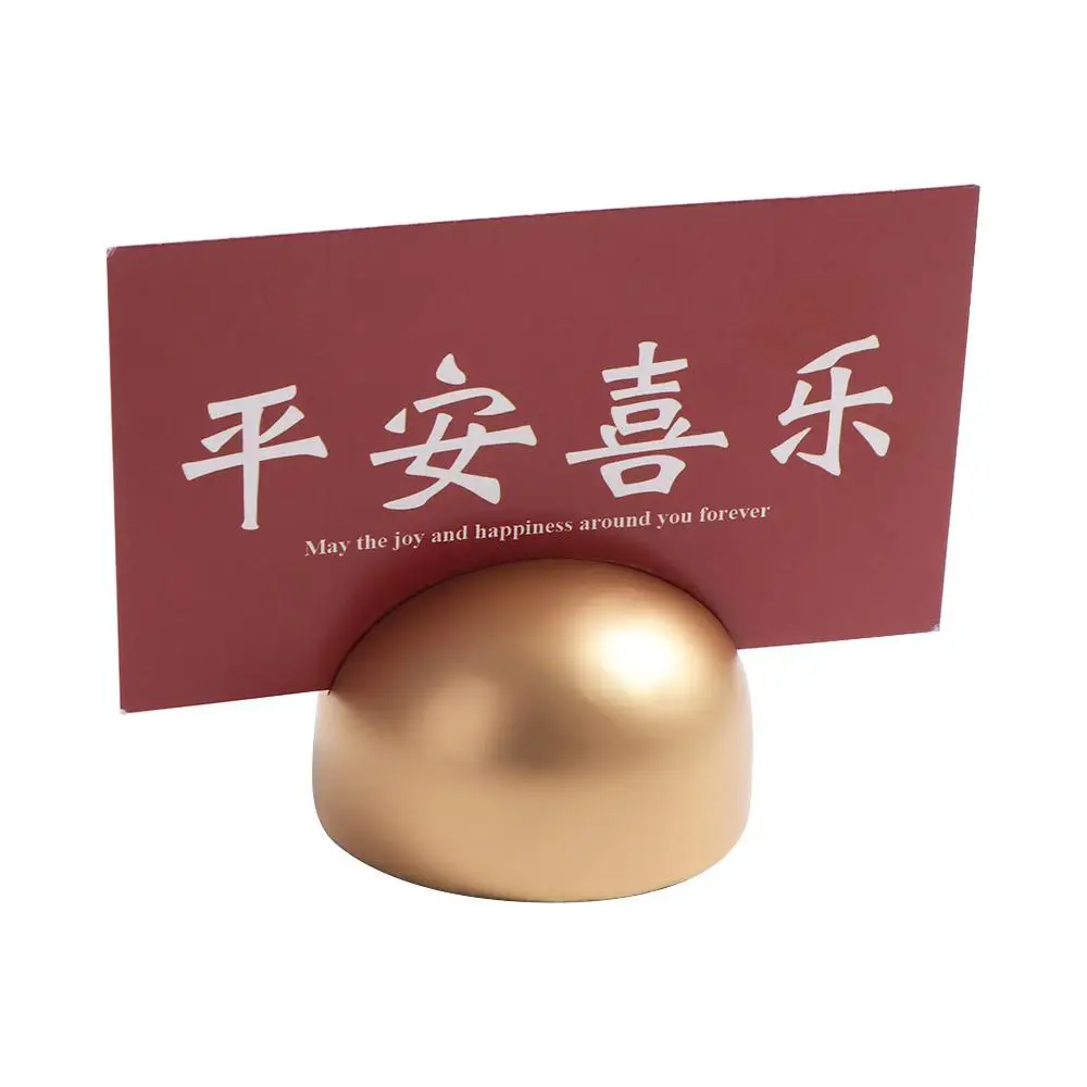 Goldener Tischnummernständer, eleganter Holzständer für Fotokarten und Postkarten, langlebiger Mehrzweck-Namenskartenhalter für Hochzeitsfeiern