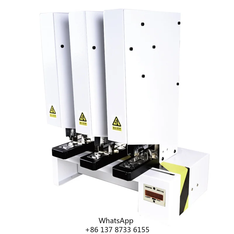 0.7-0.8MPa Operating Pressure 280 Times/Min Speed Paper Carton Cardboard Binding Pneumatic 2CM Extra Thick Staple Machine